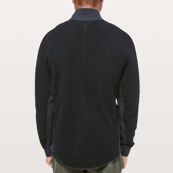 Lululemon Black Tundra Trek 1/2 Zip Sherpa Fleece Pullover - Size Small - Picture 9 of 9